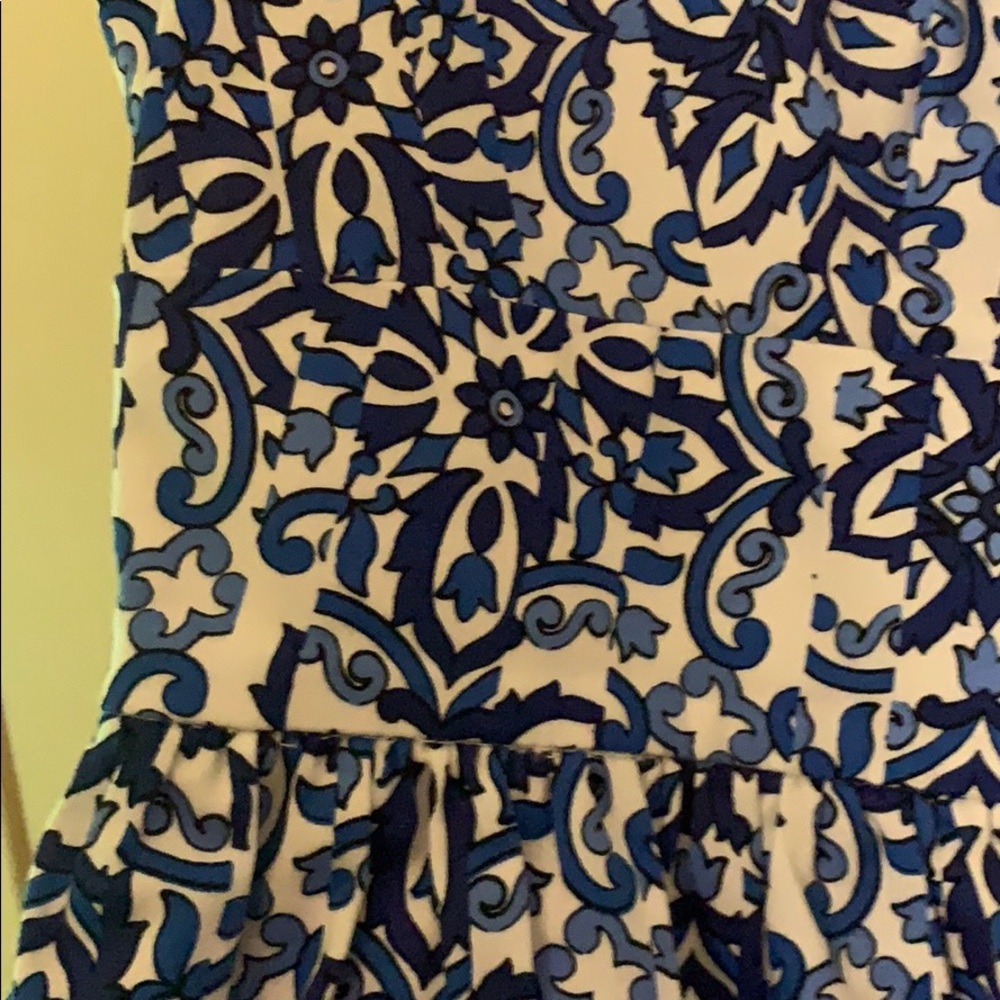 Blue/ white Spring dress - Picture 3 of 6